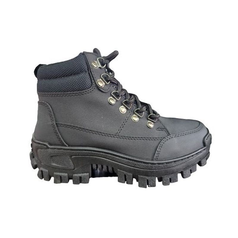GENERICO - Bota Hombre Monster Casual Cocida Caballero Cómoda- Negro