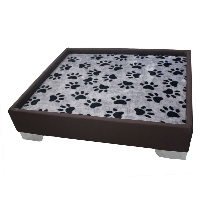WOOD PETS - BASE CAMA EN MADERA ACOLCHADA PARA PERRO
