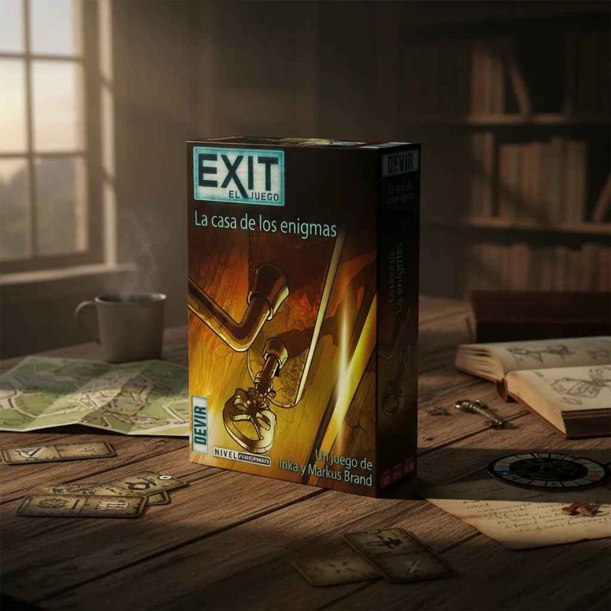 DEVIR - Juego De Mesa Exit Casa De Los Enigmas Escape Room Español