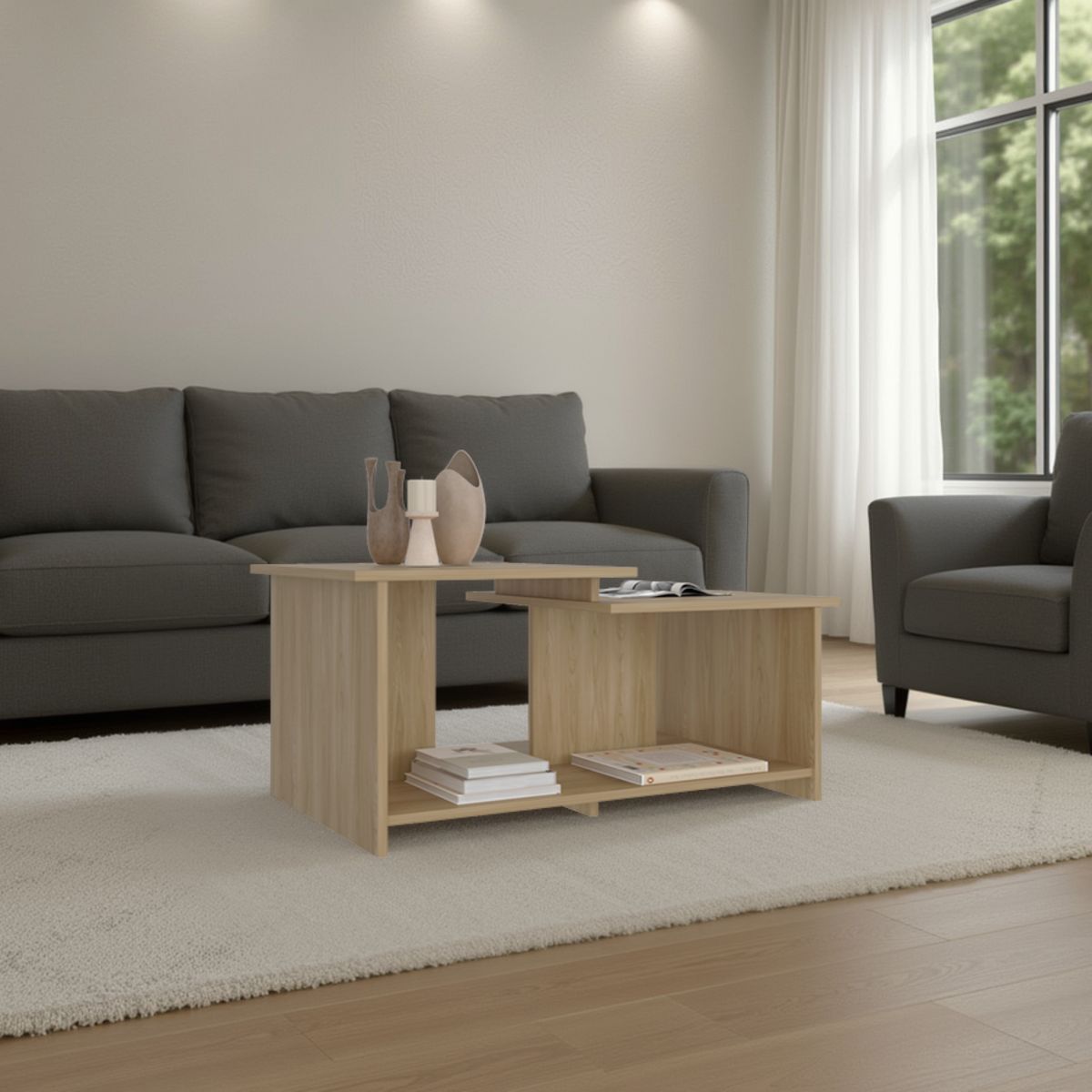 RTA MUEBLES - Mesa de Centro Wema Fresno MLM 9222 RTA