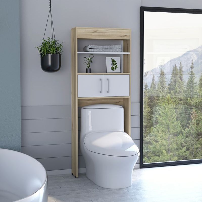 RTA MUEBLES - Mueble optimizador para baño duna/blanco mdb 7244