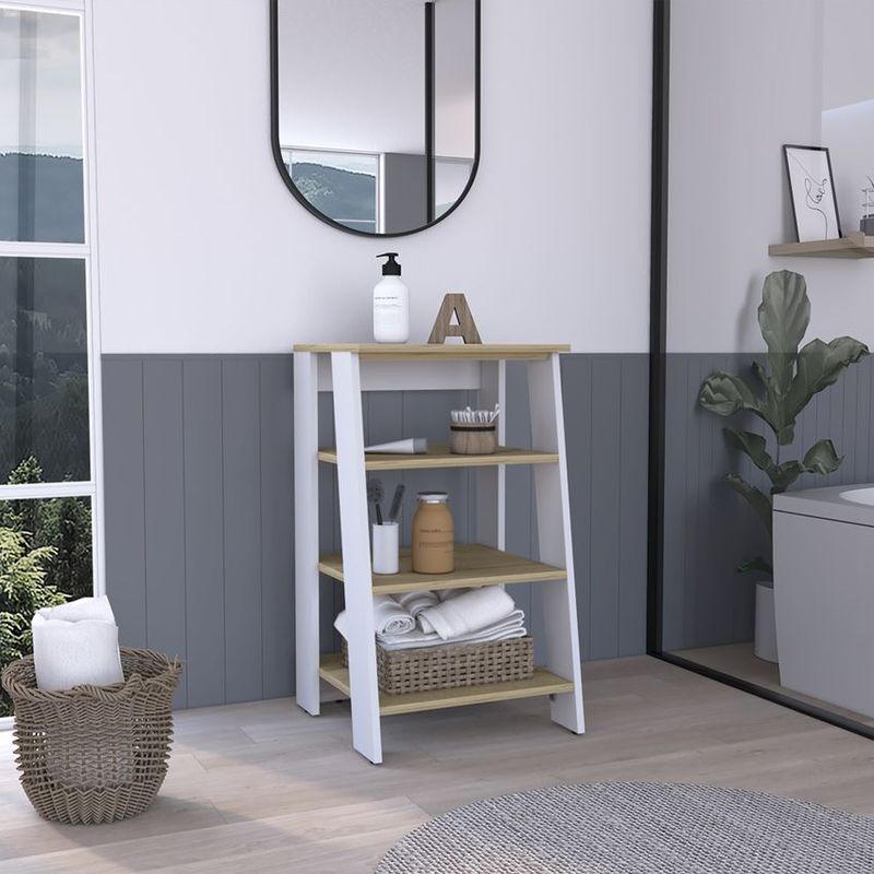 RTA MUEBLES - Mueble optimizador para baño bi-color Duna Blanco mdb 7242 RTA
