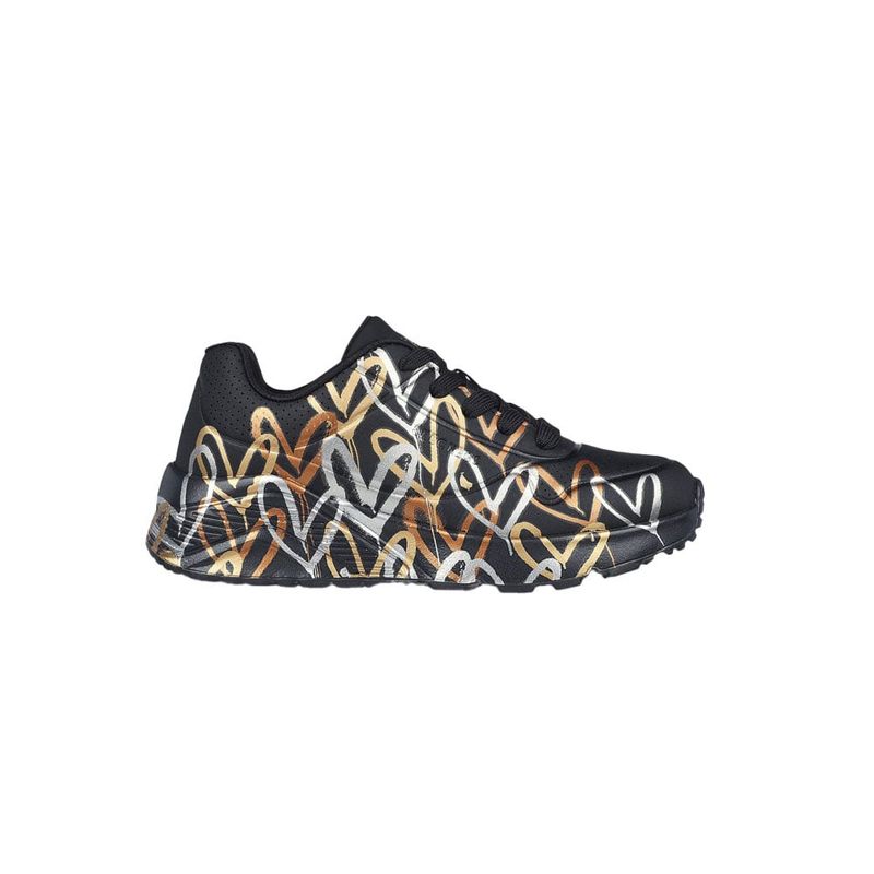 SKECHERS - Tenis Niña Skechers Uno - Negro