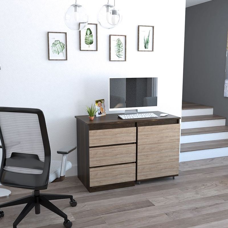 RTA MUEBLES - Escritorio office 10 rovere ehm 3302