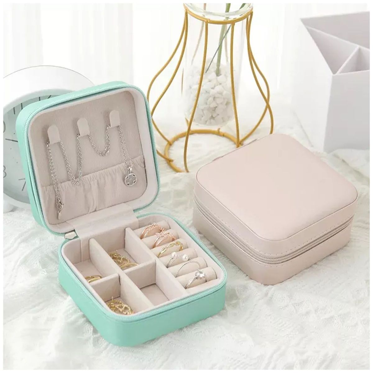 ONE PIXEL - Organizador Joyero Portatil Pequeño Para Guardar Joyas