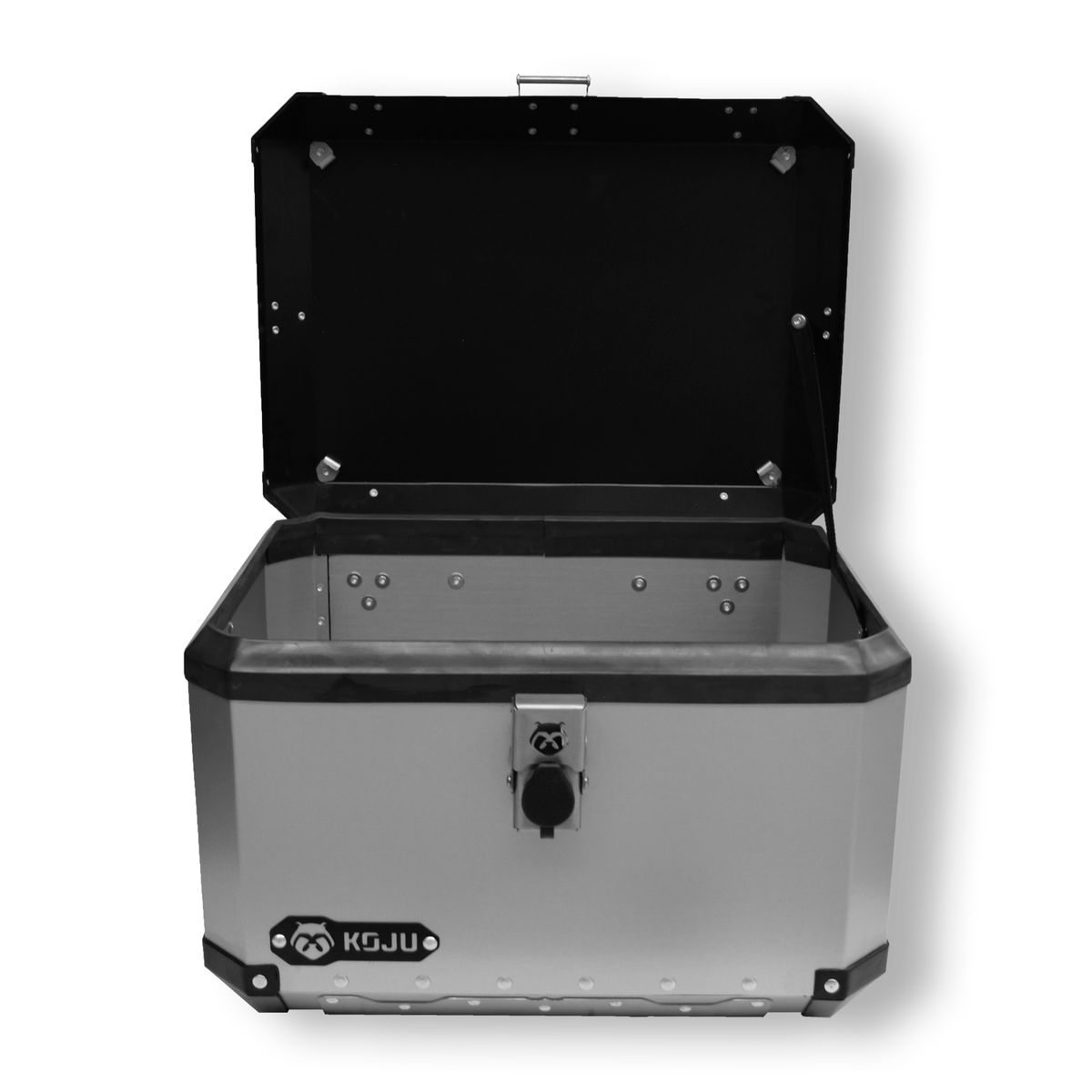 KOJU - Maletero en aluminio para moto-47L tono ALUMINIO marca KOJU