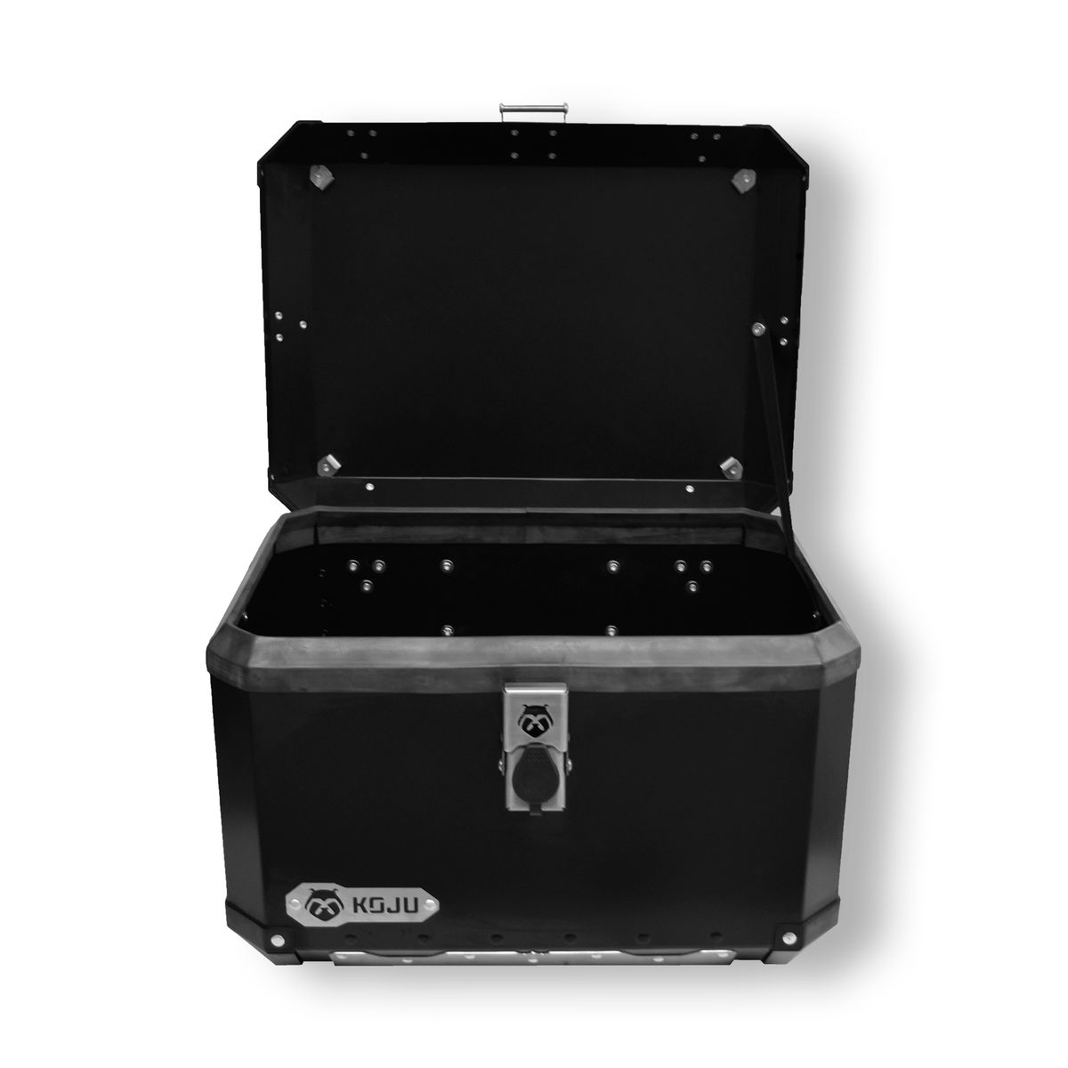 KOJU - Maletero en aluminio para moto-47L tono NEGRO marca KOJU