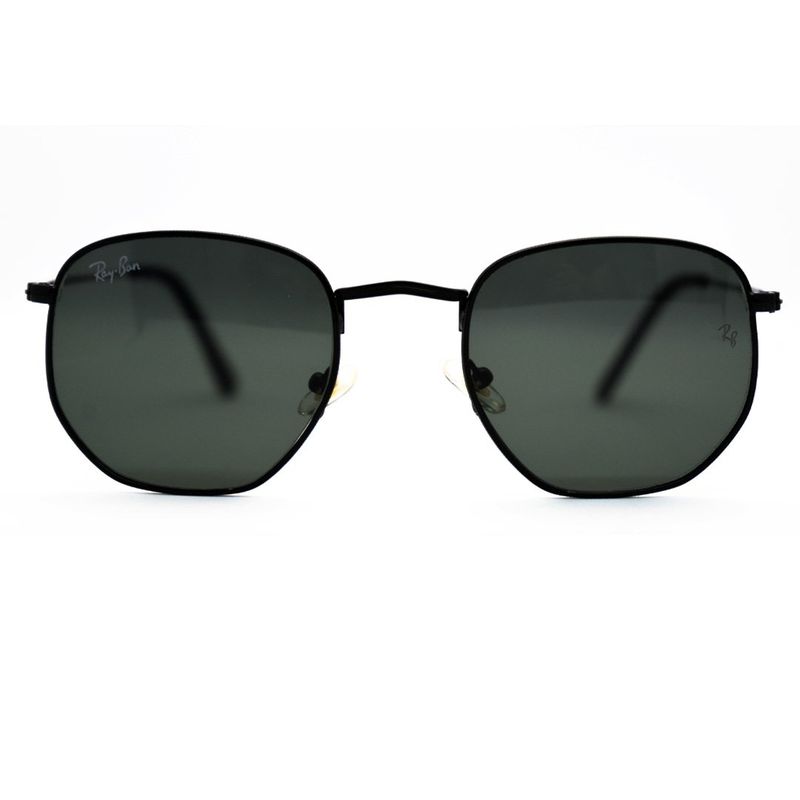 AT NIGHT SUNGLASSES - Gafas de sol  At night HEXAGONAL FLAT Negras