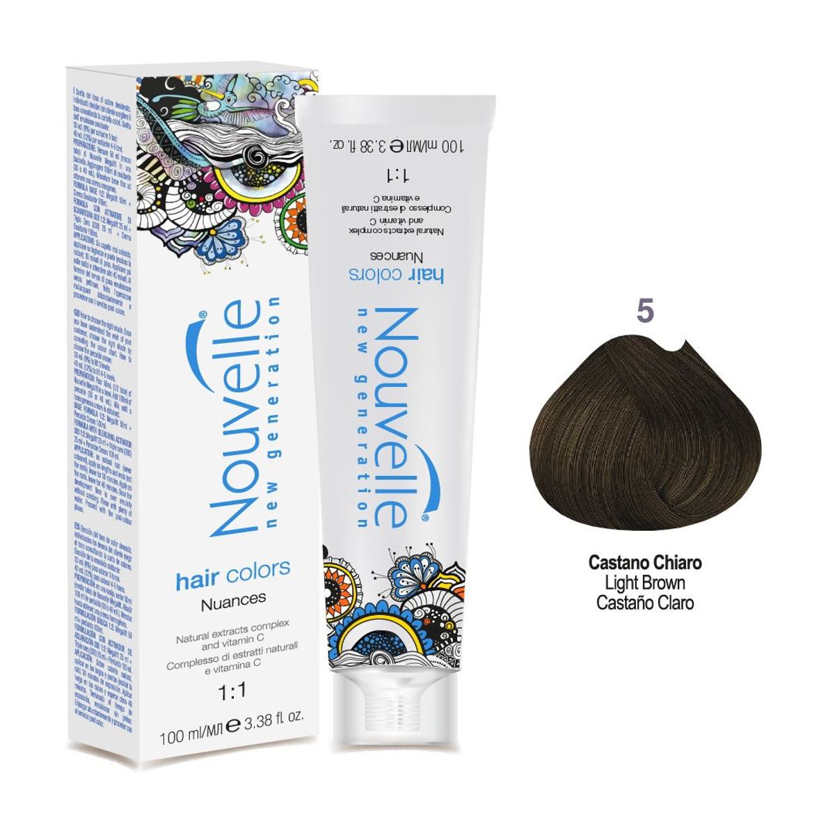 GENERICO - Tinte Nouvelle  Activador 5. Castaño Claro