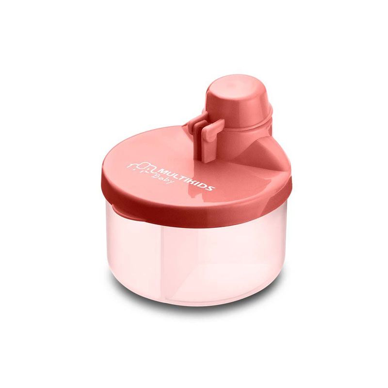 MULTILASER - DISPENSADOR  DE LECHE EN POLVO FUNNY MEAL ROSA