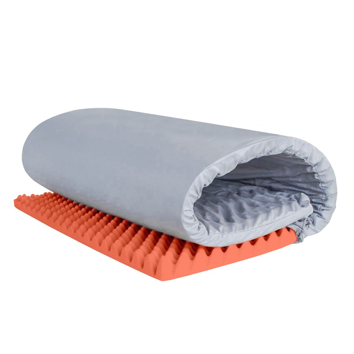 DORMILANDIA - Colchoneta antiescaras gris doble 140 cm dormilandia