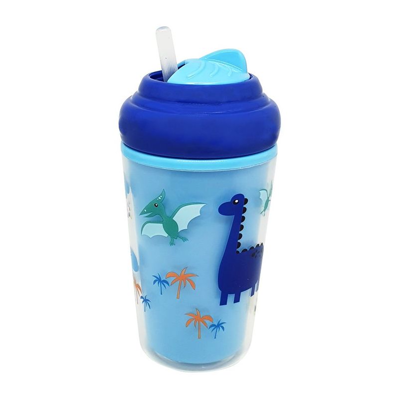MULTILASER - VASO TERMICO CON PITILLO DE SILICONA  COOL AZUL