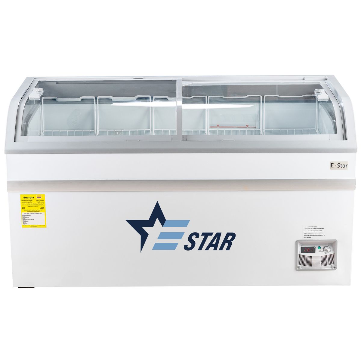 E STAR - Congelador Horizontal 500 Litros Totales 110V Dual E-STAR