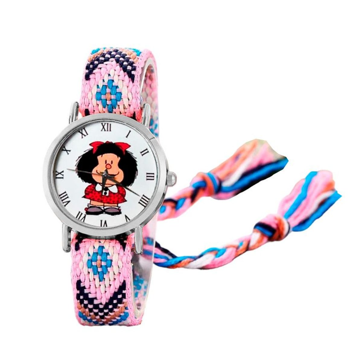DAYOSHOP - Reloj Mafalda Tejido Hilos Artesanal Mujer Dama  Estuche