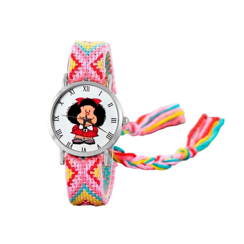 DAYOSHOP - Reloj Mafalda Tejido Hilos Artesanal Mujer Dama  Estuche