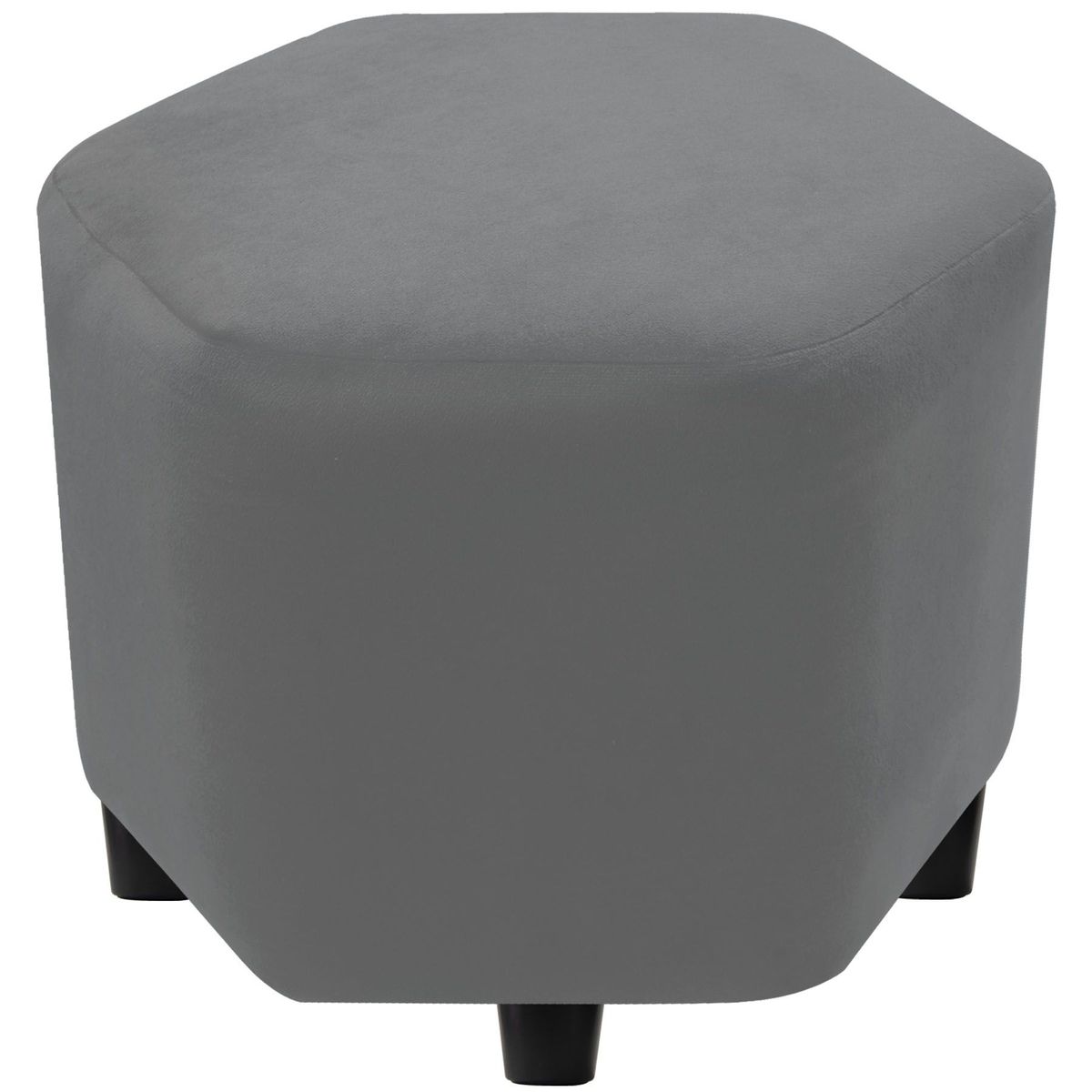 DORMILANDIA - Puff gris cuadrado sídney