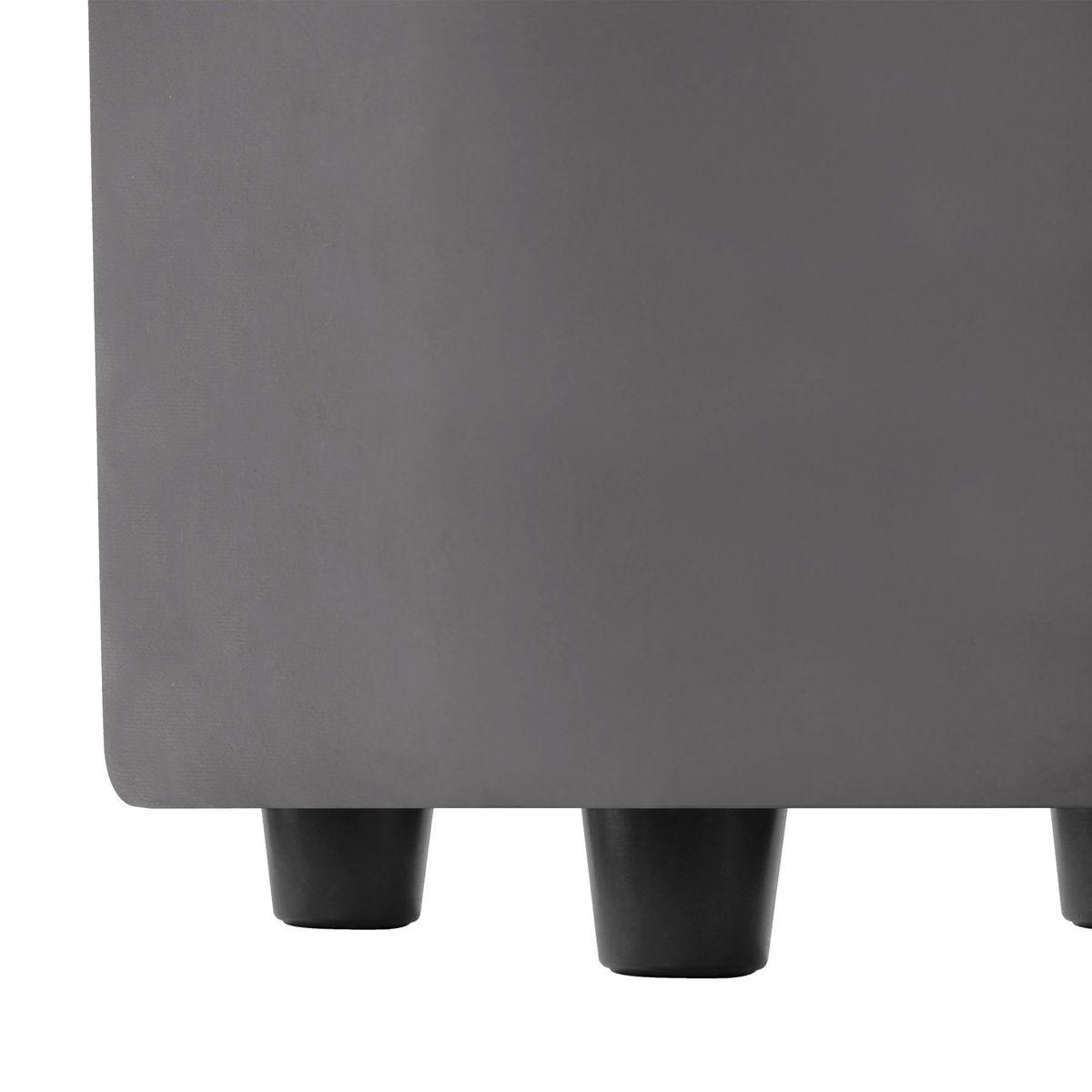 DORMILANDIA - Puff gris cuadrado sídney