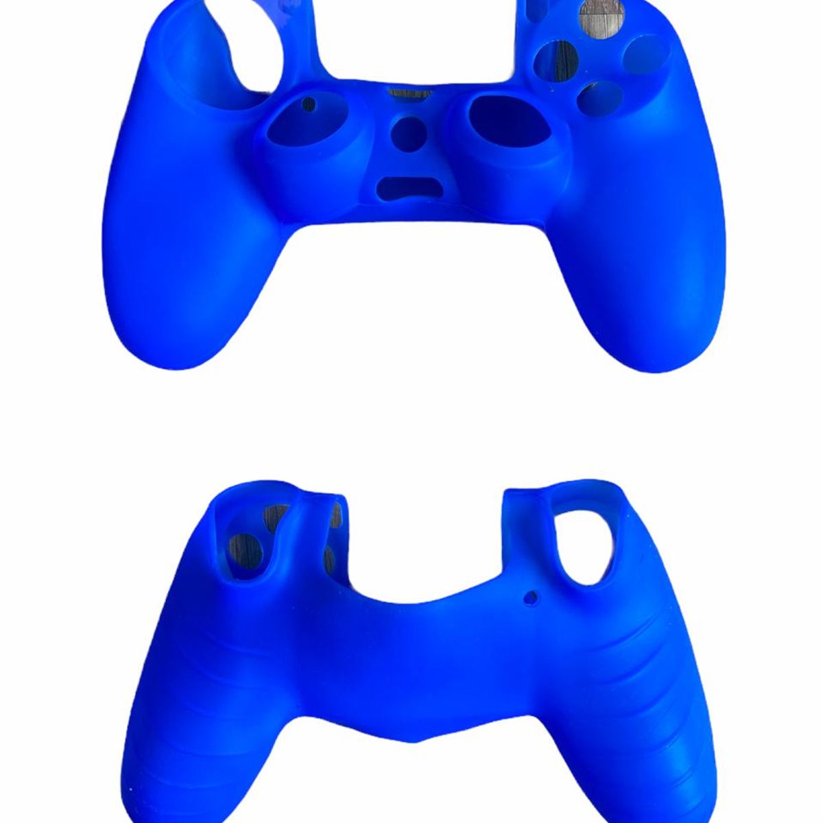 GENERICO - Protector Funda Silicona Unicolor + 2 Grips Para Control Ps4