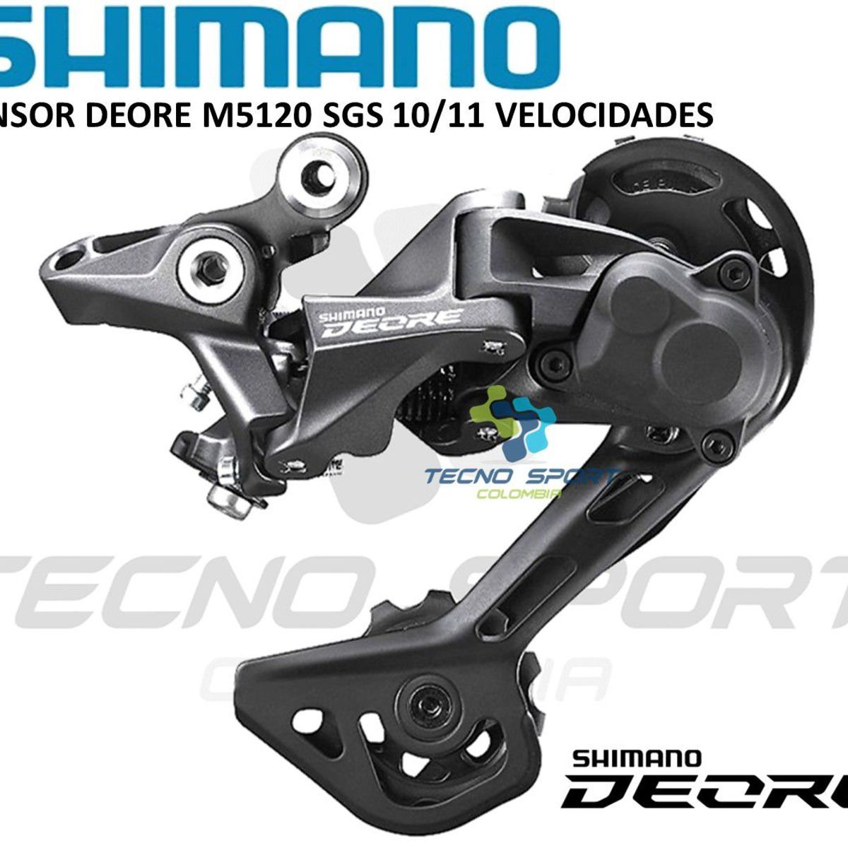 SHIMANO - Tensor Bicicleta Shimano Deore M5120 10 Y 11 Velocidades Mtb