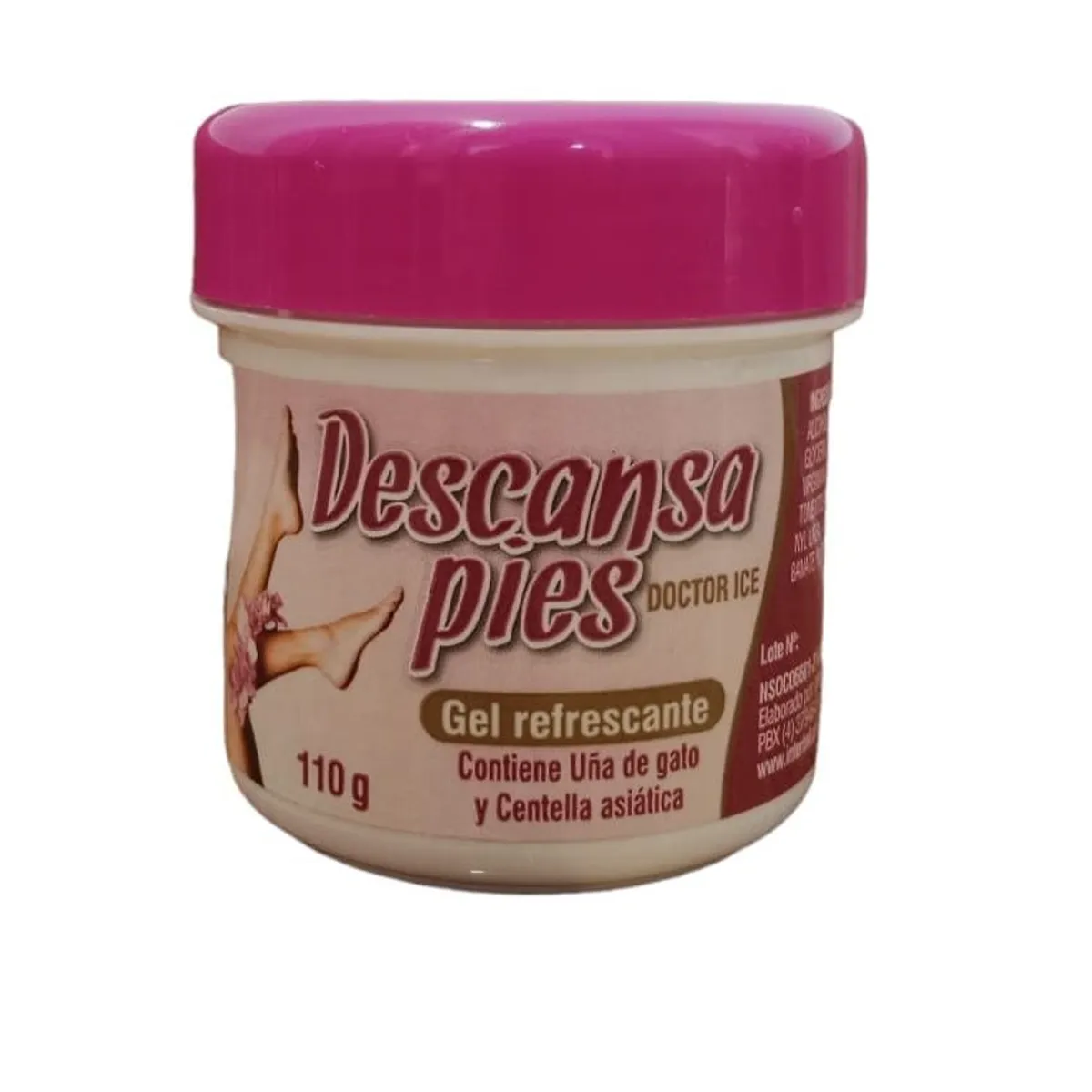 GENERICO - Gel Refrescante Desinflamante Descansa Pies 110 Grms