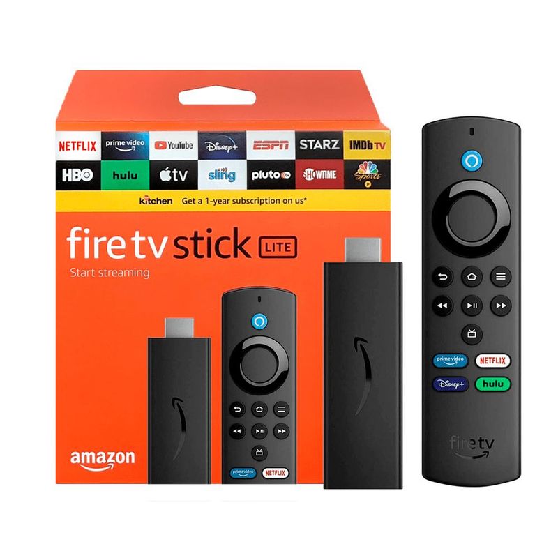 AMAZON - Amazon Fire Tv Stick Lite Smart Streaming De Voz Full Hd 8gb