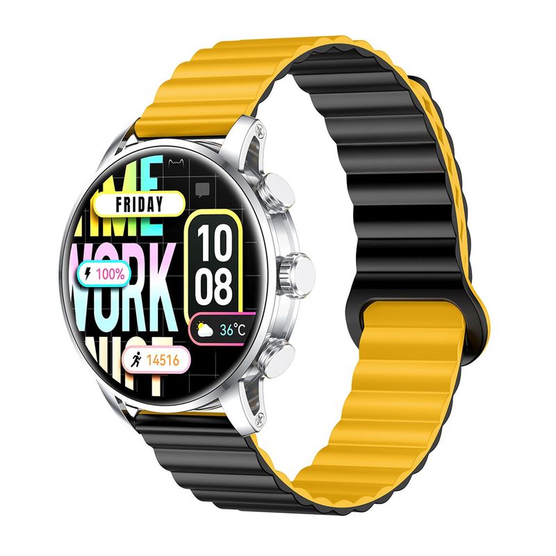 KIESLECT - Reloj Inteligente Kieslect Kr 2 Bisel Plata Smartwatch 1.43´´