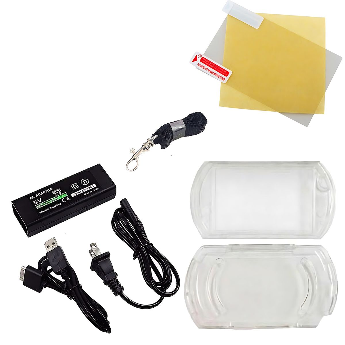GENERICO - Cargador PSP Go + Kit Protector 