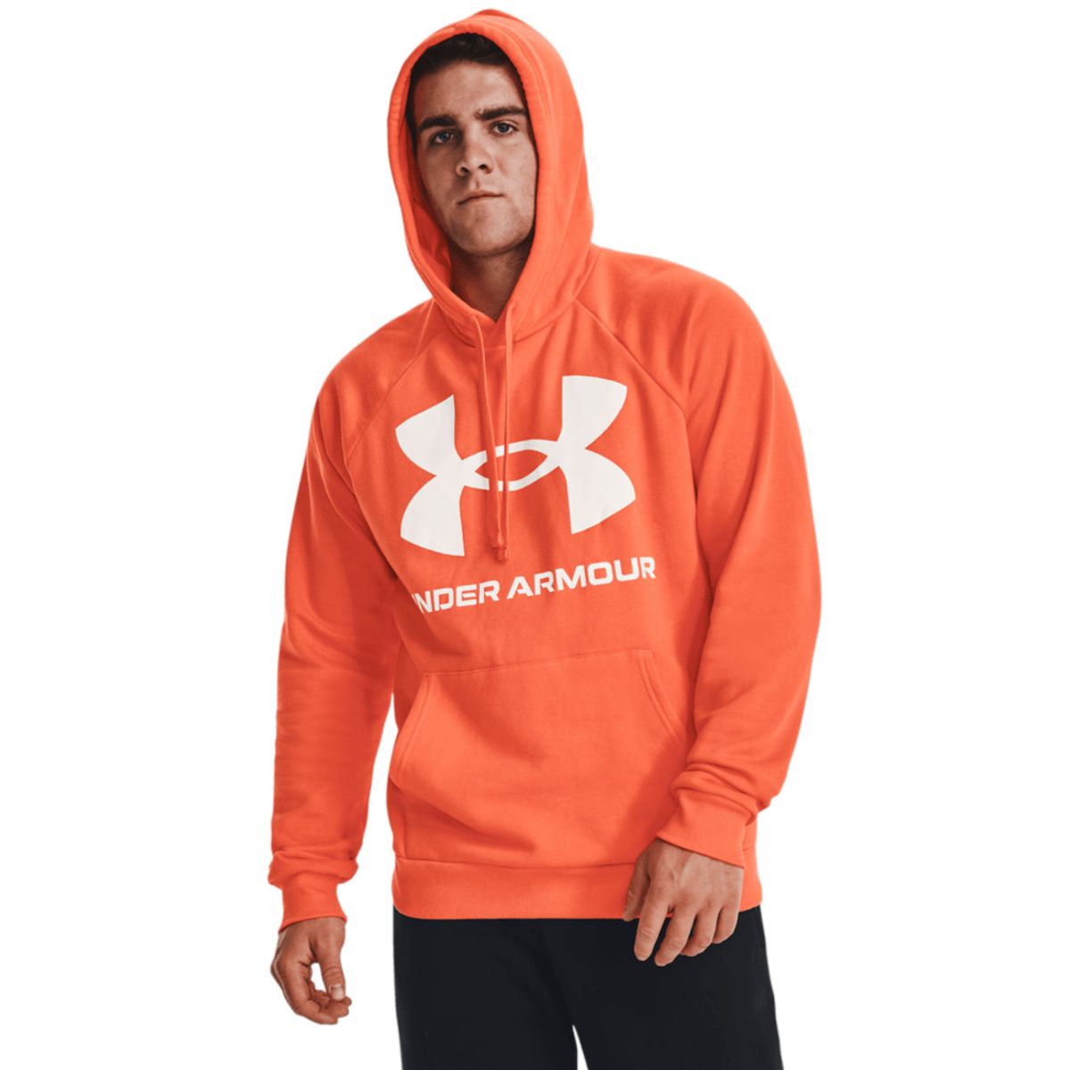 UNDER ARMOUR - Buzo Hombre Under Armour RIVAL FLEECE BIG Naranja UNDER ARMOUR