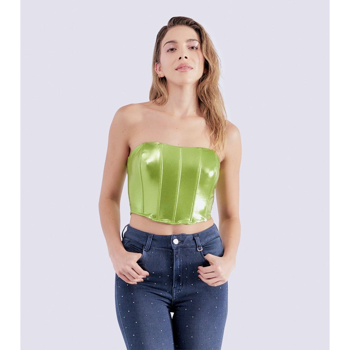 DEREK - Blusa Tipo Corset  Para Mujer  Derek