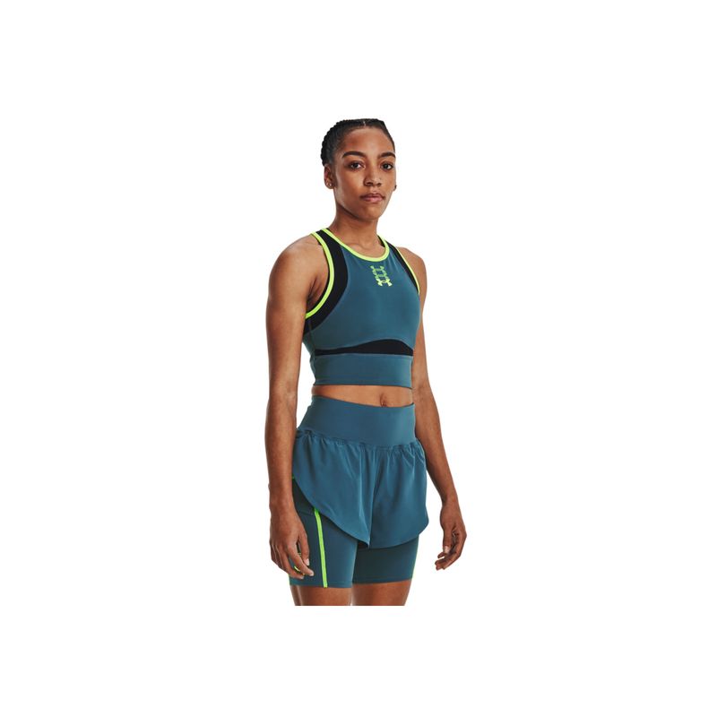 UNDER ARMOUR - Camiseta Mujer Under Armour RUN ANYWHERE TANK Azul UNDER ARMOUR