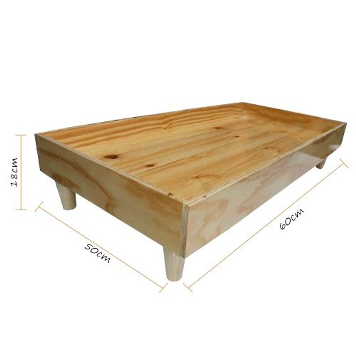 MAOS - BASE CAMA PARA MASCOTAS EN PINO