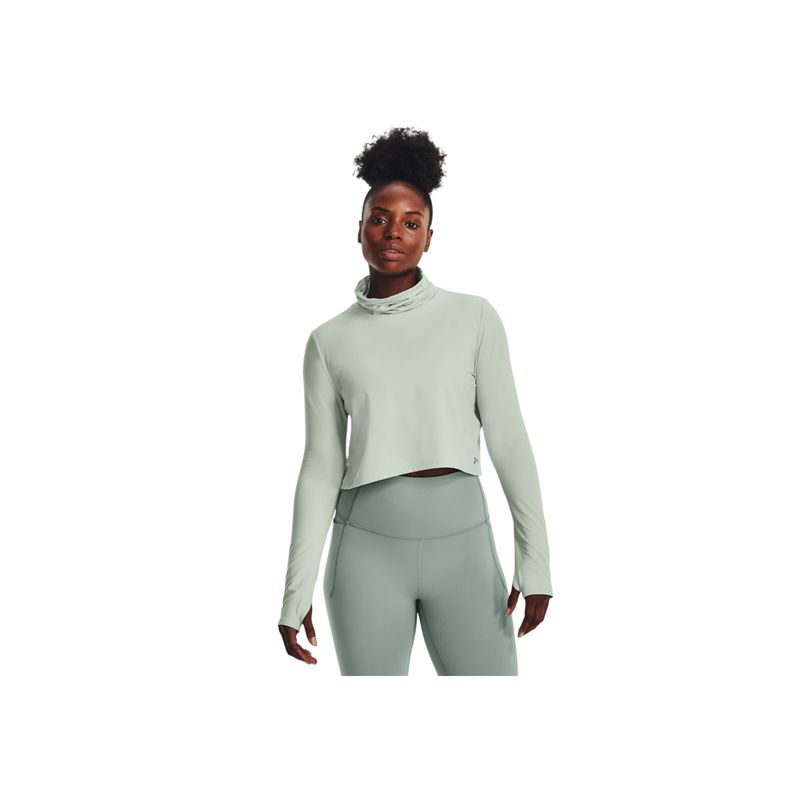 UNDER ARMOUR - Camiseta Mujer Under Armour MERDN CROP TOP SYCSI Verde UNDER ARMOUR