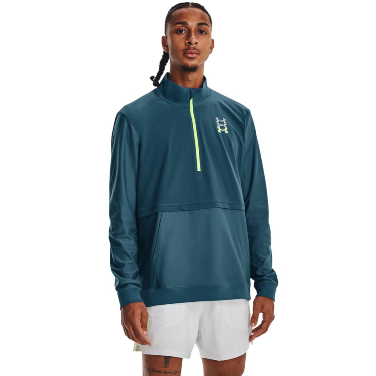 UNDER ARMOUR - Chaqueta Hombre Under Armour RUN ANYWHER PULLO Azul UNDER ARMOUR.