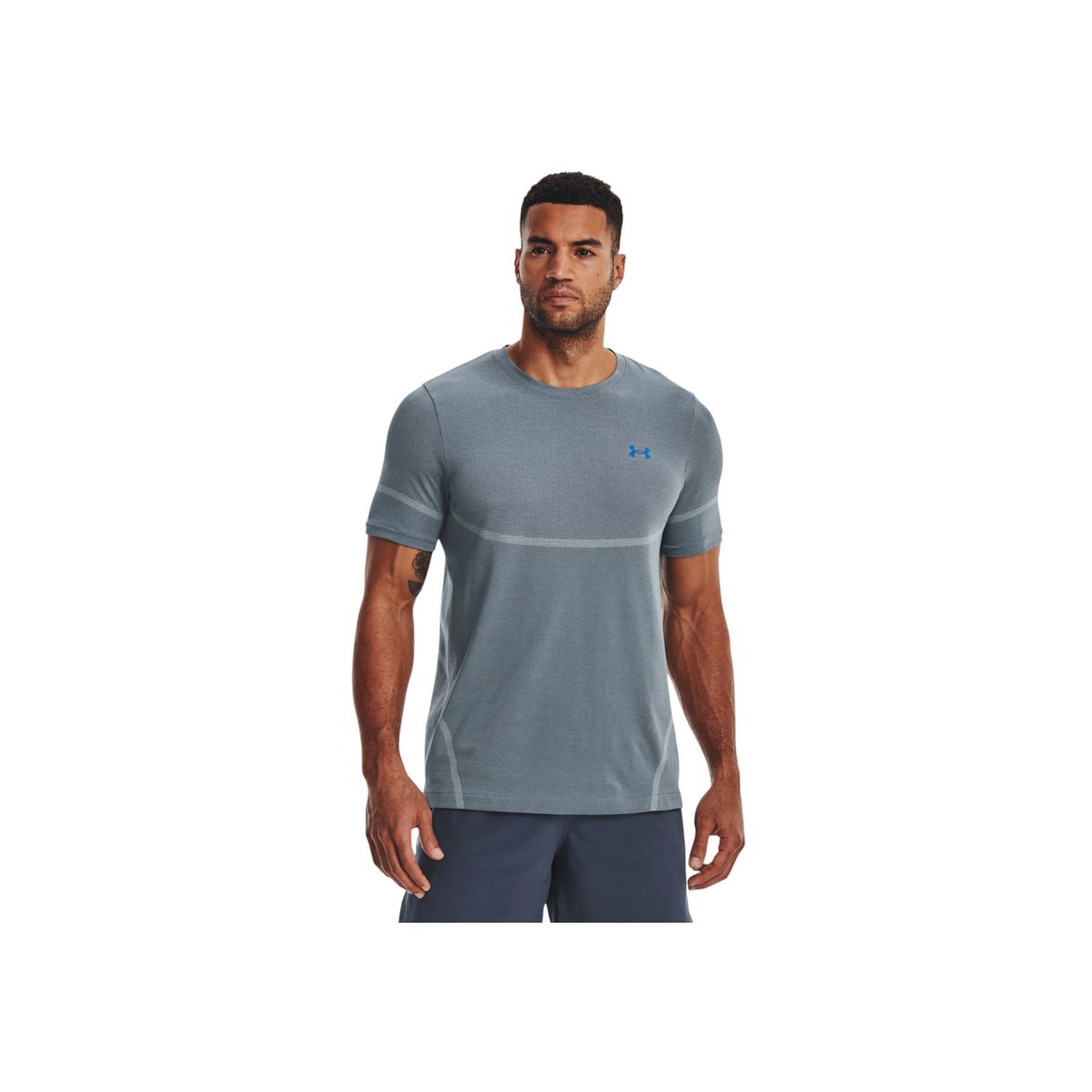 UNDER ARMOUR - Camiseta Hombre Under Armour RUSH SEAMLESS LEG Azul UNDER ARMOUR