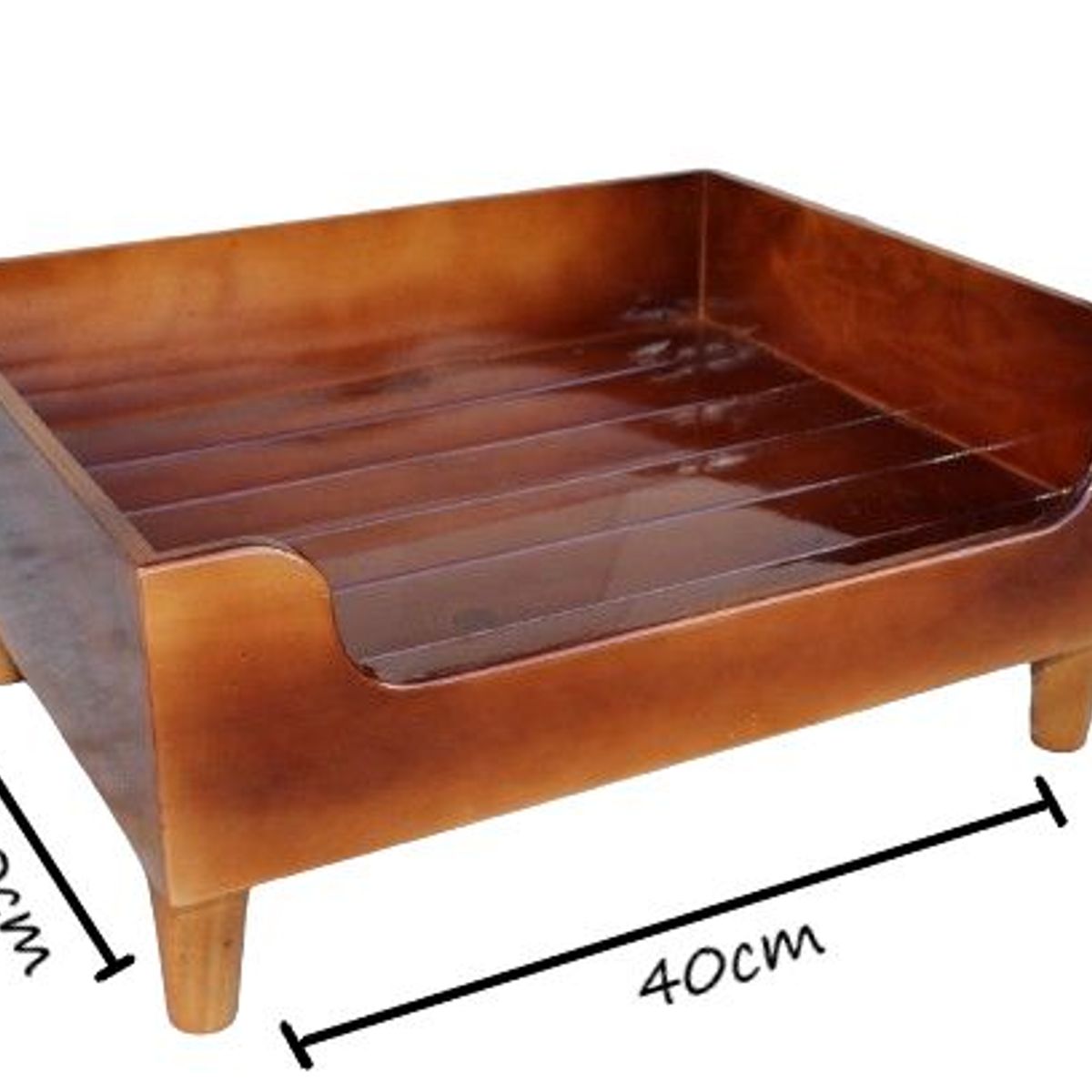 WOOD PETS - BASE CAMA PARA MASCOTAS EN PINO CARAMELO