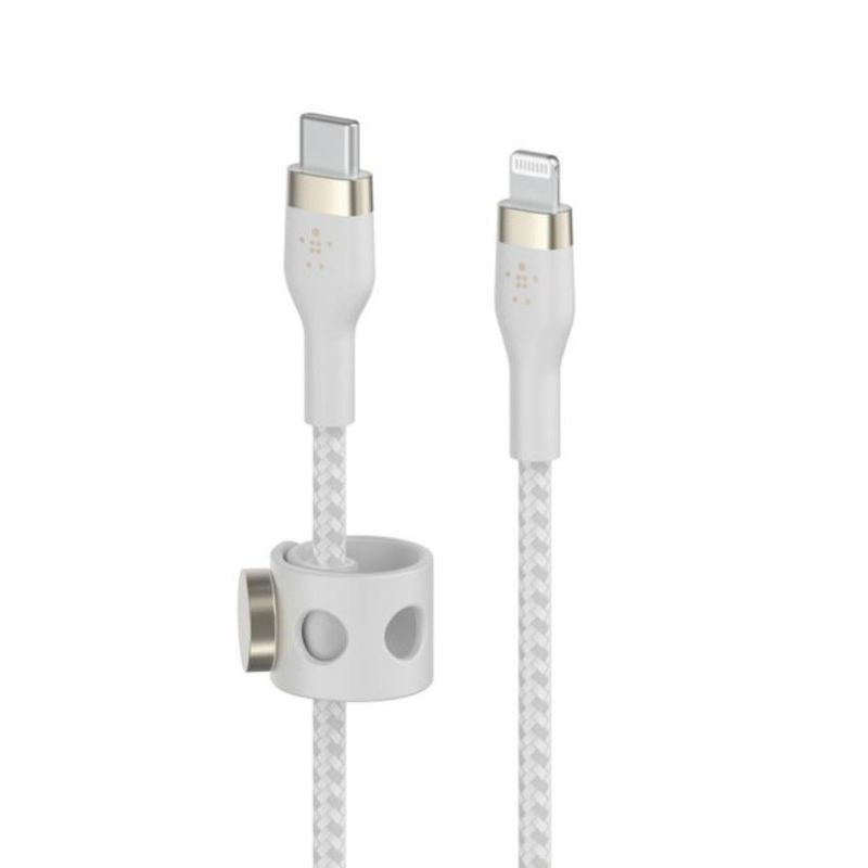 BELKIN - Cable Belkin USB-C a Lightning - 2M - Pro Flex - Blanco