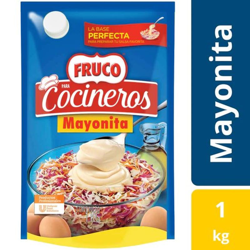 FRUCO - Mayonita Fruco X 1Kg - Mayonesa más baja en grasa