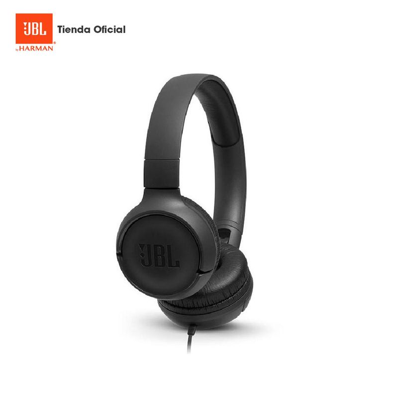 JBL - Audífonos JBL T500 con Microfono - Negro