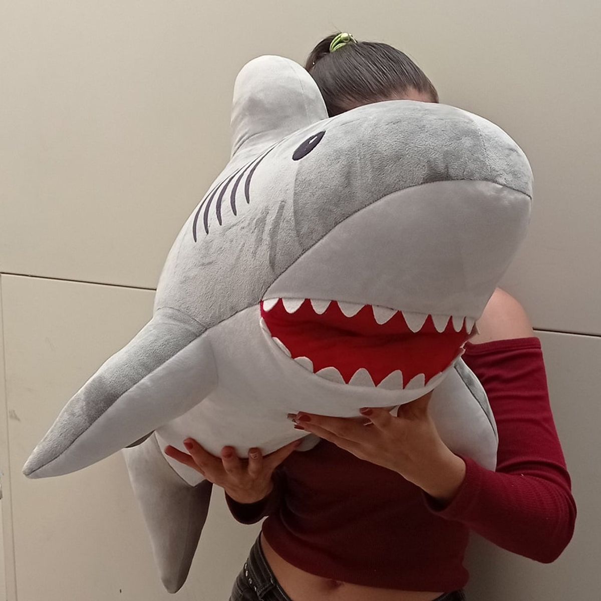 GENERICO - Peluche Tiburón Gigante 100 Cms Gris