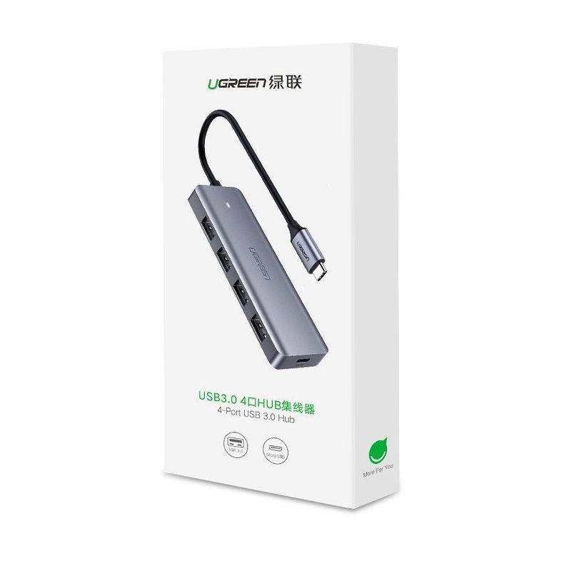 UGREEN - Adaptador Tipo C A 4 Puertos Usb