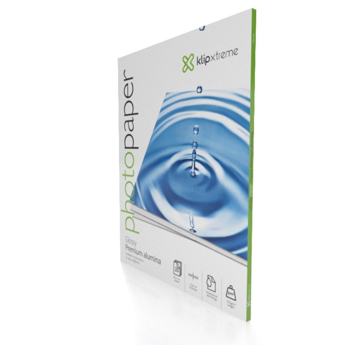 KLIP XTREME - Klip Xtreme - Papel fotográfico brillante - Papel de fotografía satinado repelente al agua