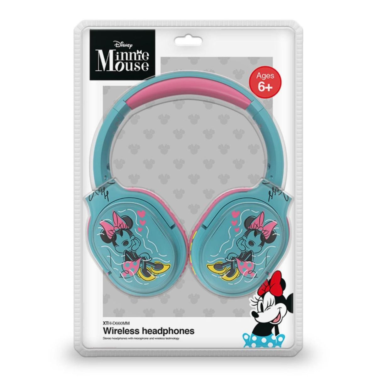 XTECH - Audifonos Xtech Disney Minnie mouse BT Wls w/mic