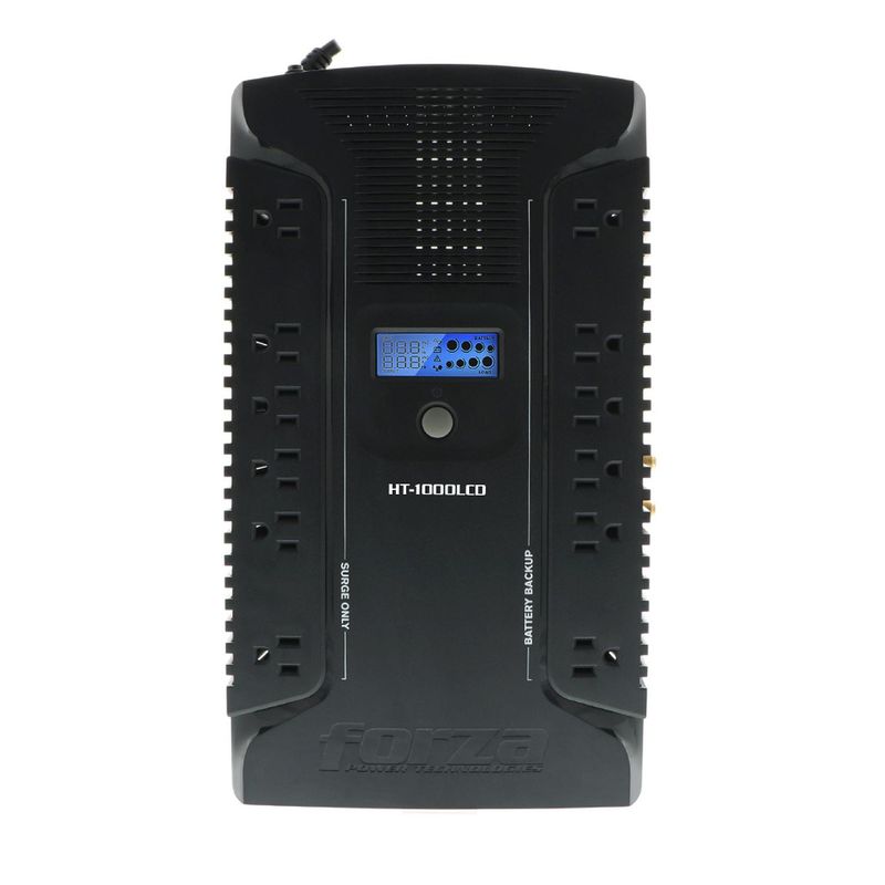 FORZA - UPS Interact Forza HT-1000LCD 1000VA/500W 12Tomas 2USB COAX