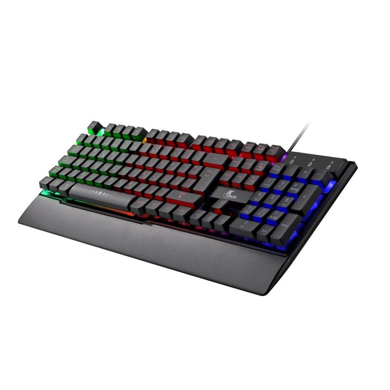 XTECH - Teclado Gamer Xtech Arminger USB LED c/Apoya Muñ XTK-510S