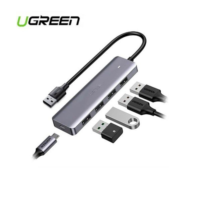 UGREEN - Hub de 4 puertos USB 3.0
