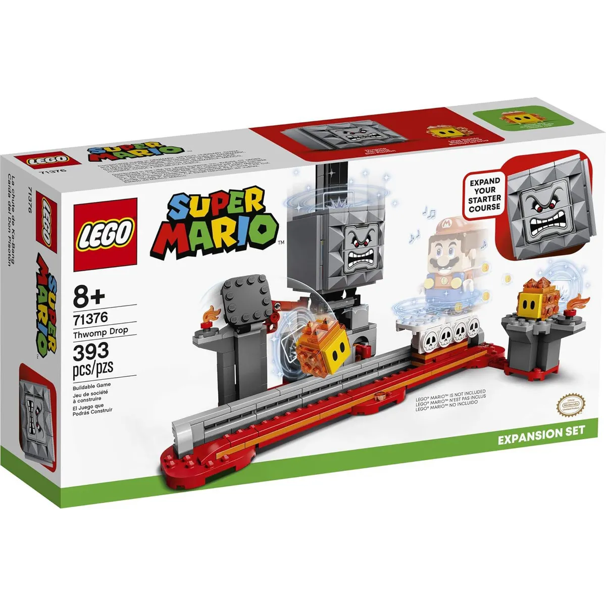 LEGO - Lego Super Mario 71376 Set Expansión Caída La Roca Picuda