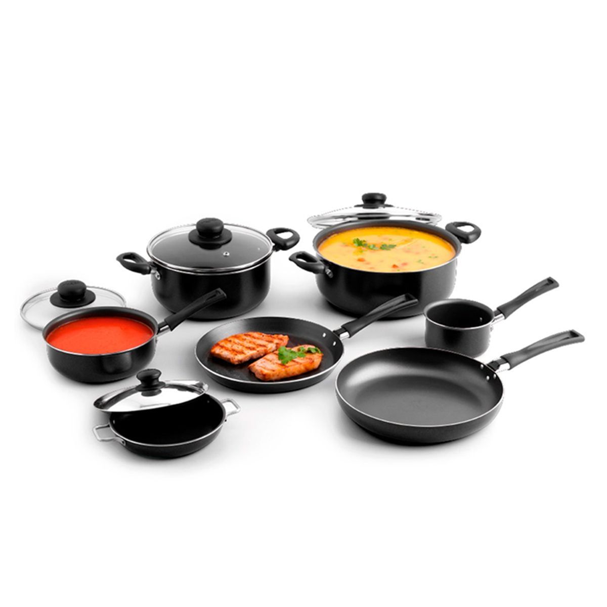 UNIVERSAL - Batería Universal Aliada Antiadherente de 11 Piezas L39135