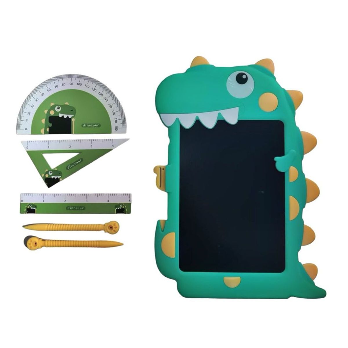 GENERICO - Tablero Magico Digital Lcd Niños Pantalla A Color Dino Verde
