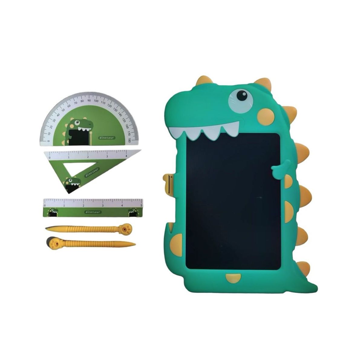 GENERICO - Tablero Magico Digital Lcd Niños Pantalla A Color Dino Verde