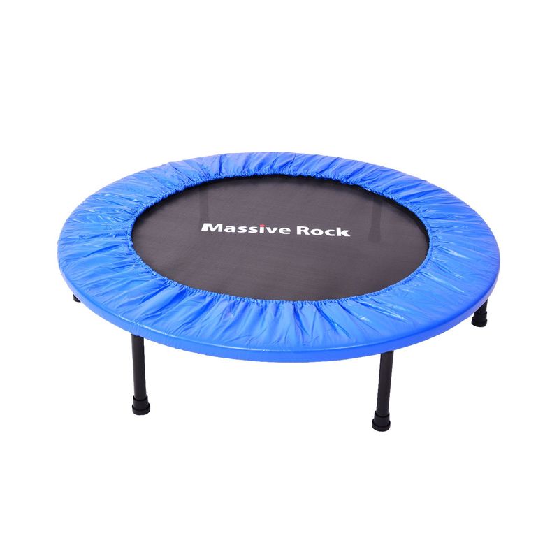 SUBE - Trampolín Fitness Ejercicio Y Gimnasia de fácil Armado Azul.